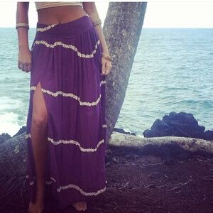 Alohiwai Vintage Momi Maxi Skirt
